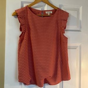 Monteau dusty pink blouse, size Small